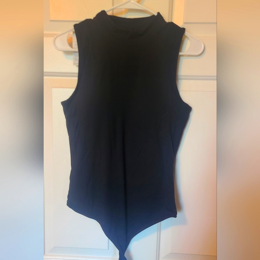 Klassy Network Mock Neck Bodysuit